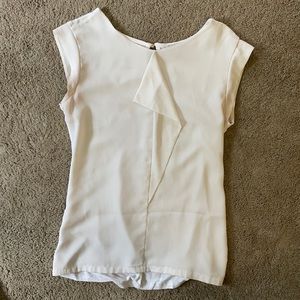 Limited cream top, cap sleeve, size XS